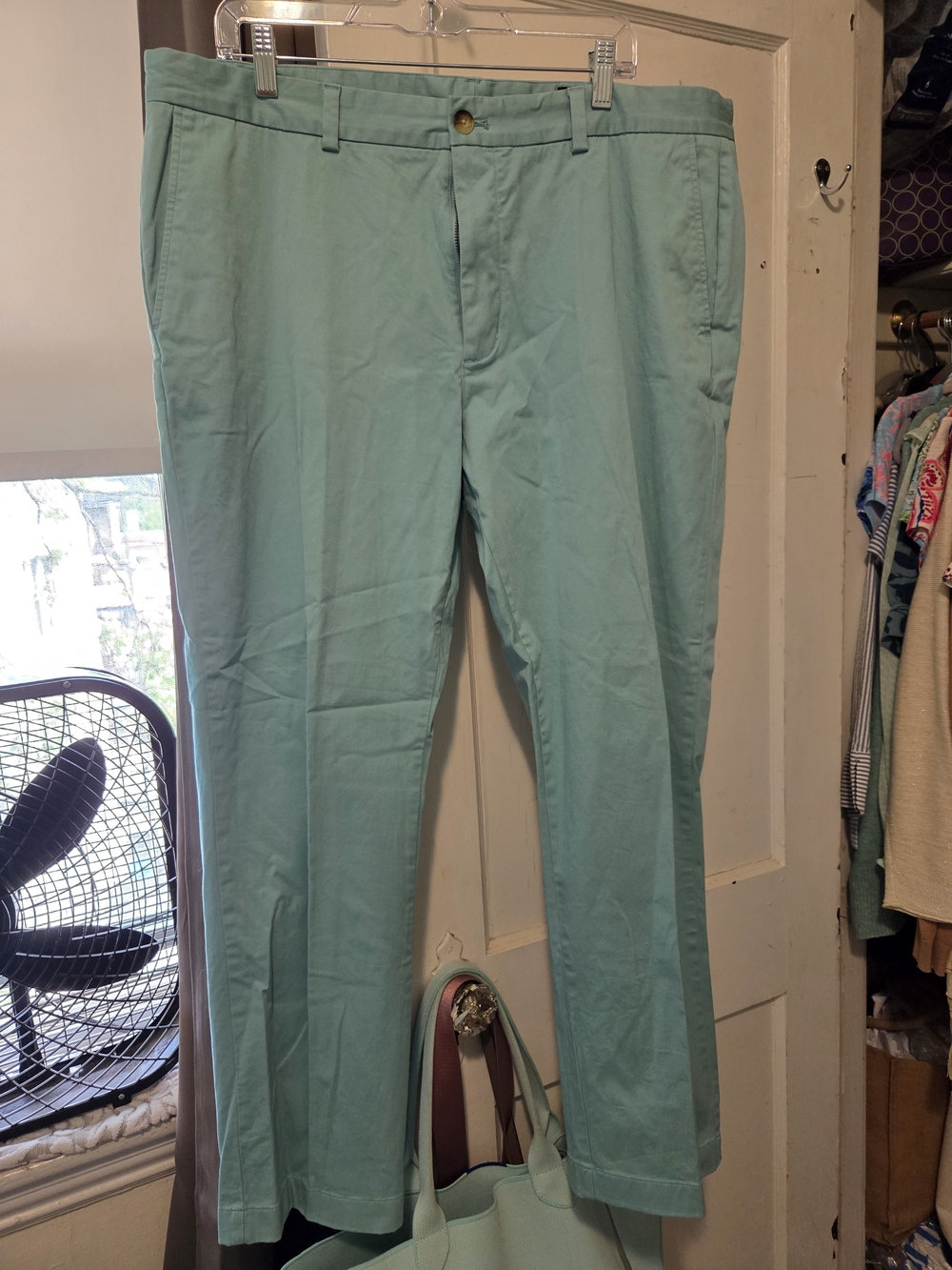 Men's Mint Green Chino Pants